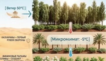 Зеленый щит против 50-градусной жары: как агролесоводство SEKEM спасает урожай в самом сердце Египта